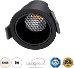GloboStar PLUTO-S 60250 Χωνευτό LED Spot Downlight TrimLess 6.4xΥ4.9cm Φυσικό Λευκό