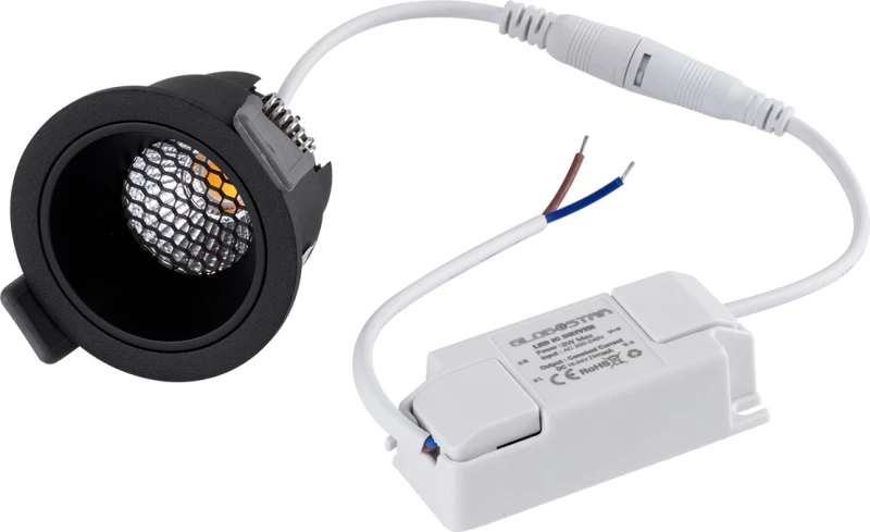GloboStar PLUTO-S 60250 Χωνευτό LED Spot Downlight TrimLess 6.4xΥ4.9cm Φυσικό Λευκό