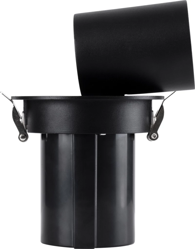 GloboStar VIRGO-M 60309 Χωνευτό LED Spot Downlight TrimLess Θερμό Λευκό Φ11x11.5cm Μαύρο