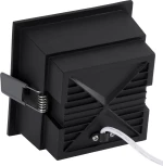 GloboStar PLUTO-B 60280 Χωνευτό LED Spot Downlight TrimLess Φυσικό Λευκό Φ10.4x6.5cm Μαύρο