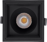 GloboStar PLUTO-B 60280 Χωνευτό LED Spot Downlight TrimLess Φυσικό Λευκό Φ10.4x6.5cm Μαύρο