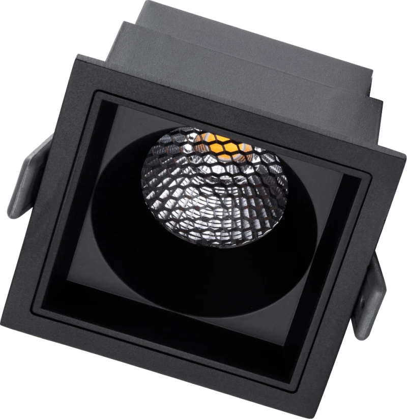 GloboStar PLUTO-M 60274 Χωνευτό LED Spot Downlight TrimLess Φυσικό Λευκό Φ8.4x5.9cm Μαύρο