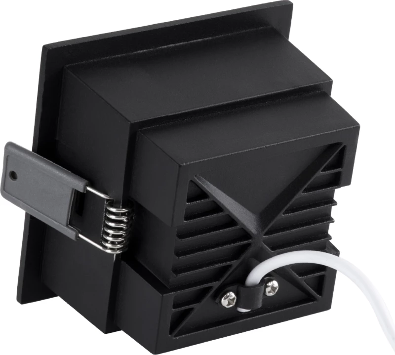 GloboStar PLUTO-M 60274 Χωνευτό LED Spot Downlight TrimLess Φυσικό Λευκό Φ8.4x5.9cm Μαύρο