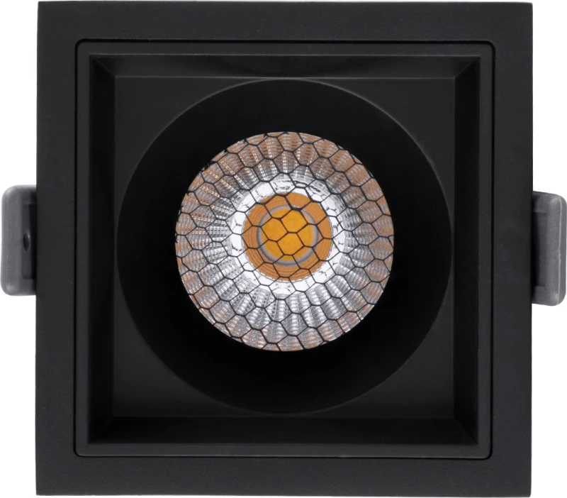 GloboStar PLUTO-M 60274 Χωνευτό LED Spot Downlight TrimLess Φυσικό Λευκό Φ8.4x5.9cm Μαύρο