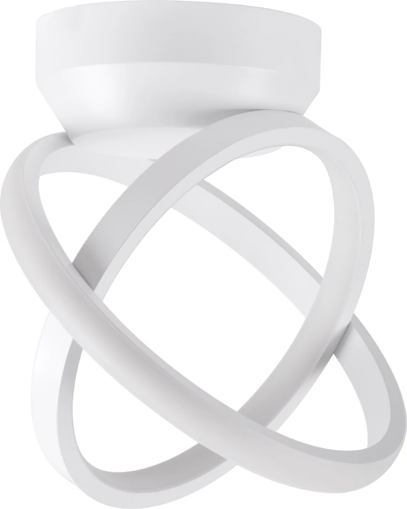 GloboStar AMELIA 61053 Φωτιστικό Οροφής Design LED 20W 24.5x16x25cm Λευκό