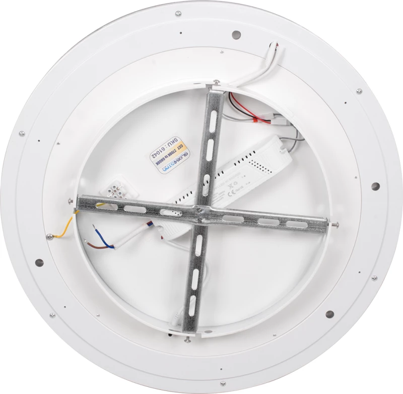 GloboStar 61042 Πλαφονιέρα Οροφής Κύκλος LED 55W Dimmable Φ48cm Ανθρακί