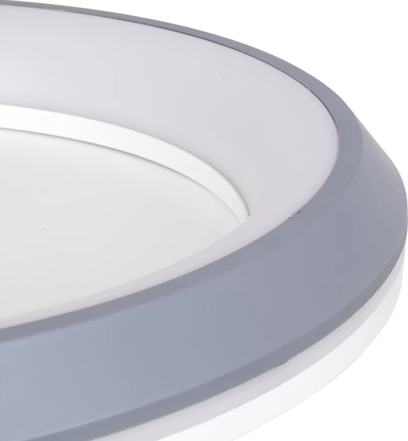 GloboStar 61042 Πλαφονιέρα Οροφής Κύκλος LED 55W Dimmable Φ48cm Ανθρακί