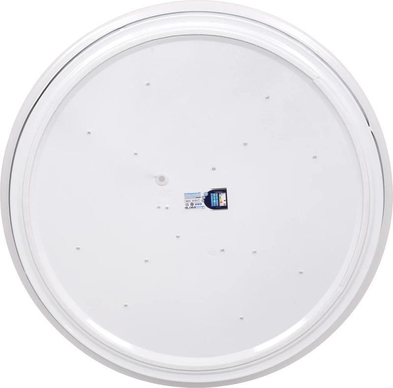 GloboStar 61017 Πλαφονιέρα Οροφής LED 76W με Τηλεχειριστήριο Dimmable Φ48cm Λευκό