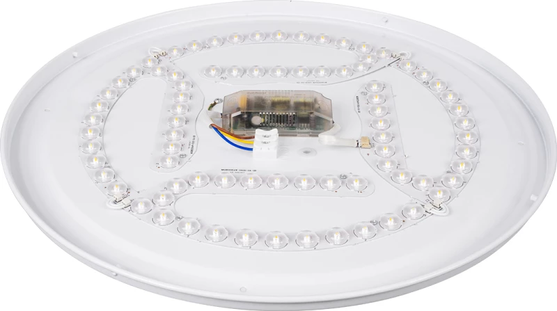 GloboStar 61017 Πλαφονιέρα Οροφής LED 76W με Τηλεχειριστήριο Dimmable Φ48cm Λευκό