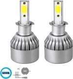 GloboStar 82001 H3 72W 1st Generation Can-Bus Series LED C6 8-48V IP65 Ψυχρό Λευκό 6000K