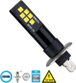 GloboStar 81444 H1 8W Can-Bus LED 12 SMD 3030 12V IP20 Ψυχρό Λευκό 6000K