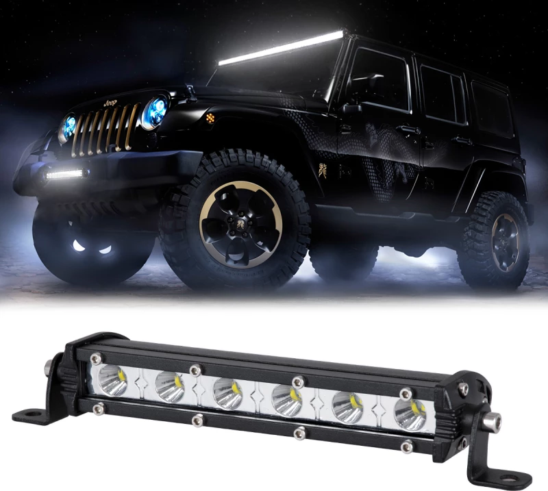 GloboStar 85450 PRO Series Μπάρα LED 18W 1800lm 10-30V Αδιάβροχη IP65 Ψυχρό Λευκό