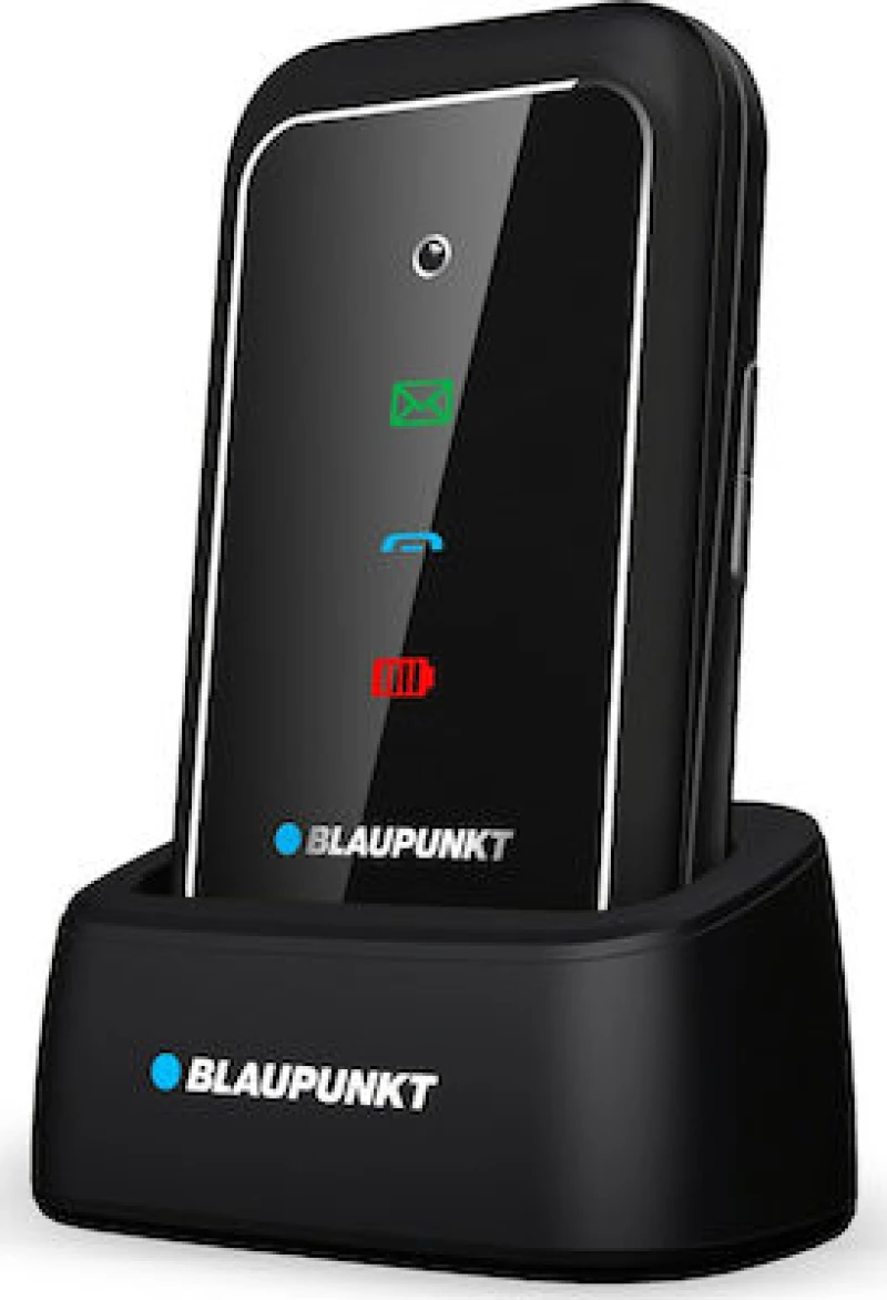 Blaupunkt BS 08 Single SIM Κινητό με Κουμπιά Black