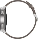 Huawei Watch GT 3 Pro Titanium 46mm Αδιάβροχο με Παλμογράφο (Gray Leather)
