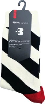 Κάλτσες Unisex Blanc Socks Ρίγες Λευκό