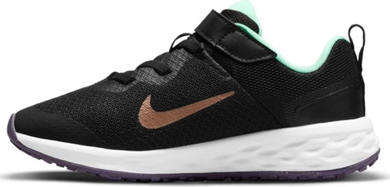 Nike Revolution 6 Ps DD1095-005 Μαύρο