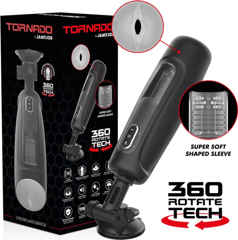 Jamyjob Tornado 360 Rotate Tech Stroker