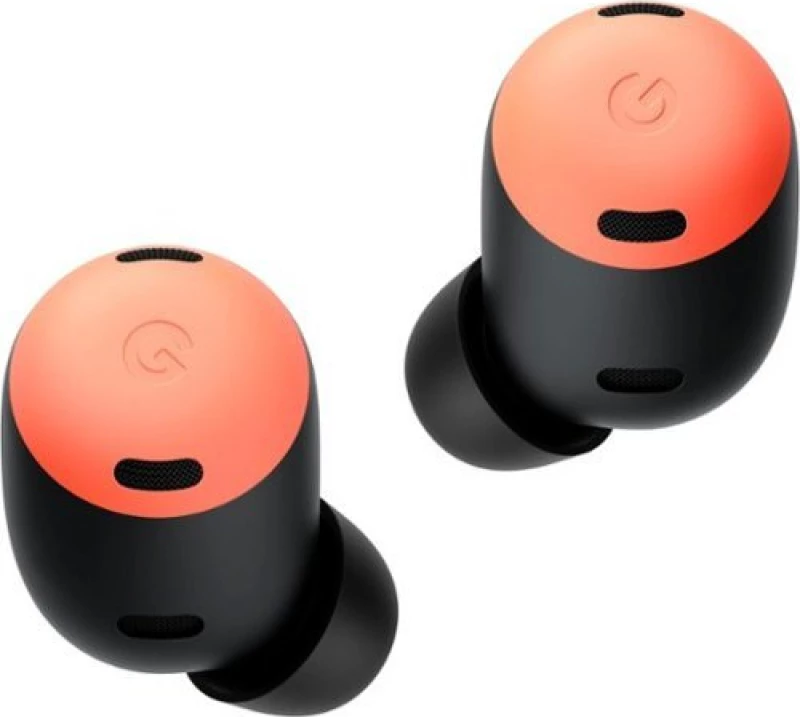Google Pixel Buds Pro Bluetooth Handsfree Ακουστικά με Αντοχή στον Ιδρώτα και Θήκη Φόρτισης Coral