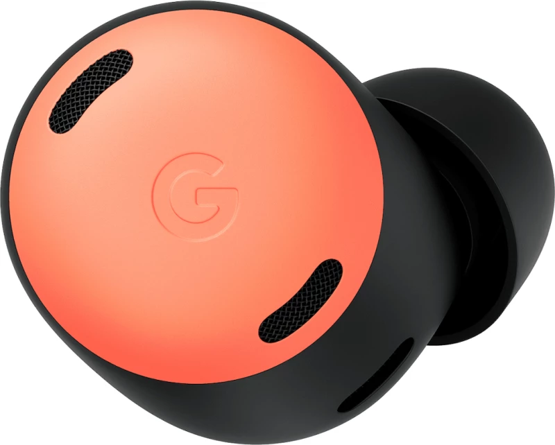 Google Pixel Buds Pro Bluetooth Handsfree Ακουστικά με Αντοχή στον Ιδρώτα και Θήκη Φόρτισης Coral