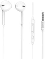 Hoco M55 Earbuds Handsfree με Βύσμα 3.5mm Λευκό HC-M55W
