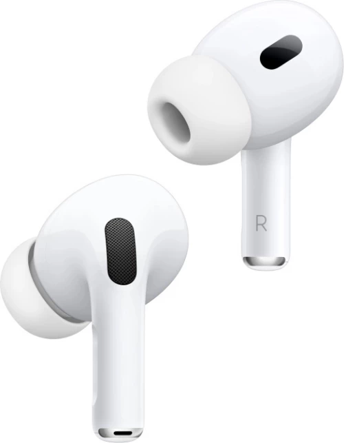 Apple AirPods Pro 2nd Generation In-ear Bluetooth Handsfree Ακουστικά με Αντοχή στον Ιδρώτα και Θήκη Φόρτισης Λευκά