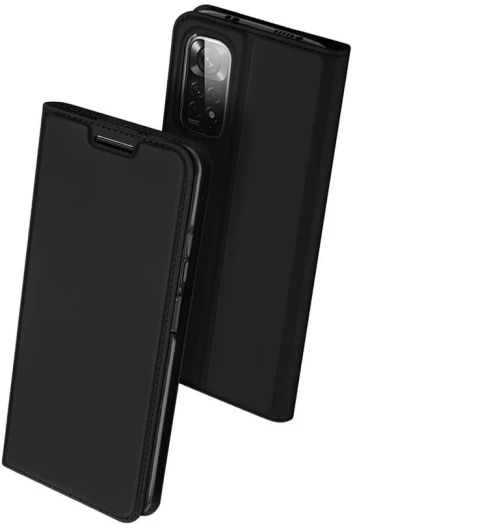 Dux Ducis Skin Pro Book Δερματίνης Μαύρο (xiaomi Redmi 11 / 11s)(θήκη Για Xiaomi Redmi 11 / 11s)