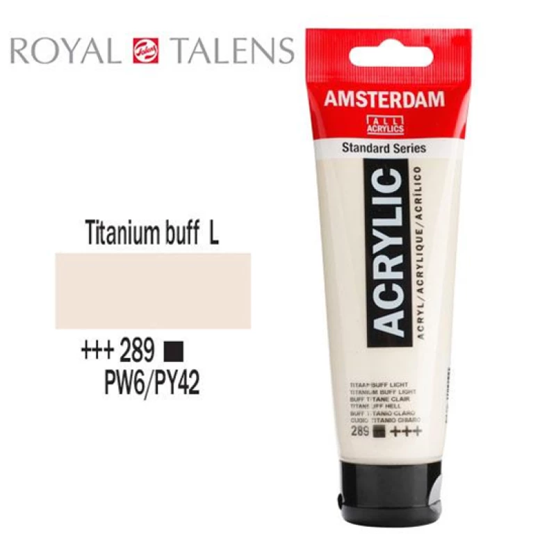 Ακρυλικό Χρώμα Royal Talens Amsterdam 120ml 289 Titanium Buff Light 17092892