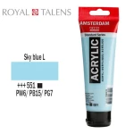 Ακρυλικό Χρώμα Royal Talens Amsterdam 120ml 551 Sky Blue Light 17095512