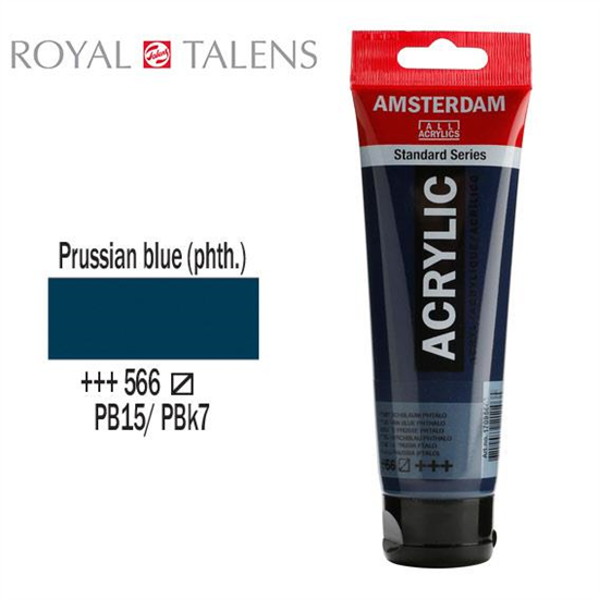 Ακρυλικό Χρώμα Royal Talens Amsterdam 120ml 566 Prussian Blue Phthalo 17095662