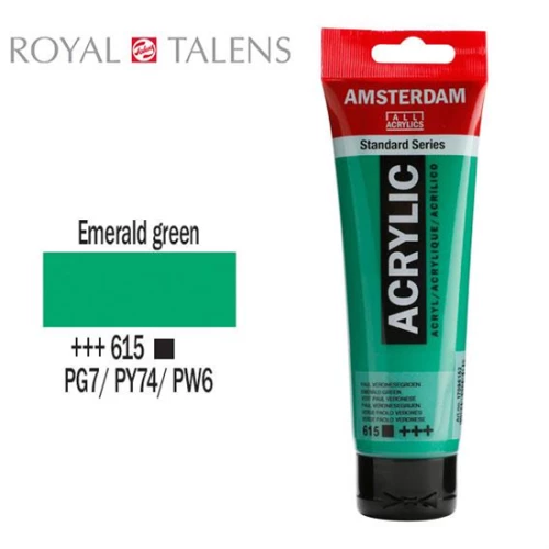 Ακρυλικό Χρώμα Royal Talens Amsterdam 120ml 615 Emerald Green 17096152