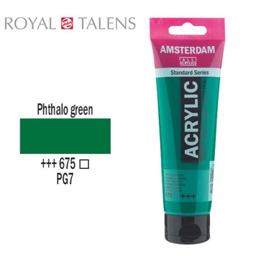 Ακρυλικό Χρώμα Royal Talens Amsterdam 120ml 675 Phtalo Green 17096752