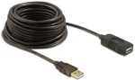 Delock Καλώδιο Usb 2.0 Αρσενικό Σε Θηλυκό 82446, 480mbps, 10m, Μαύρο