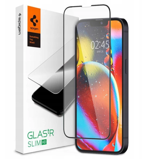 Spigen Full Cover Glas.tr Black - Apple Iphone 13 Mini (agl03404)
