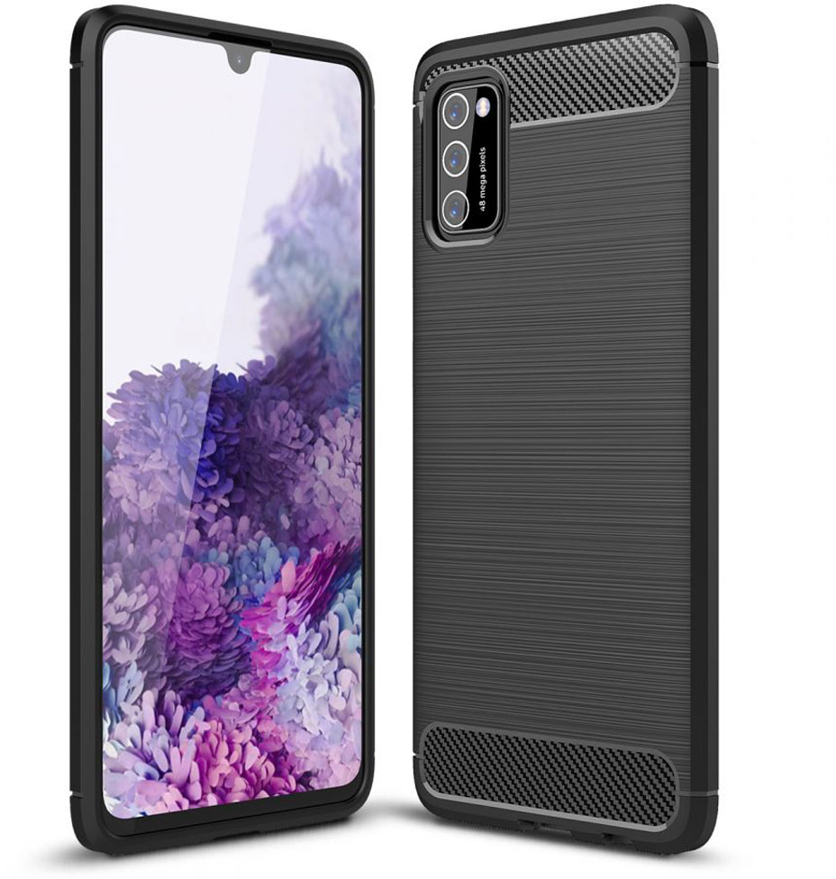 Θήκη Tech-protect Tpu Carbon Black - Samsung Galaxy A03s