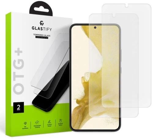 Glastify Tempered Glass (2 Pack) Clear - Samsung Galaxy S22+ Plus 5g