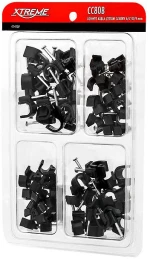 Σετ Cable Holder Μαύρο