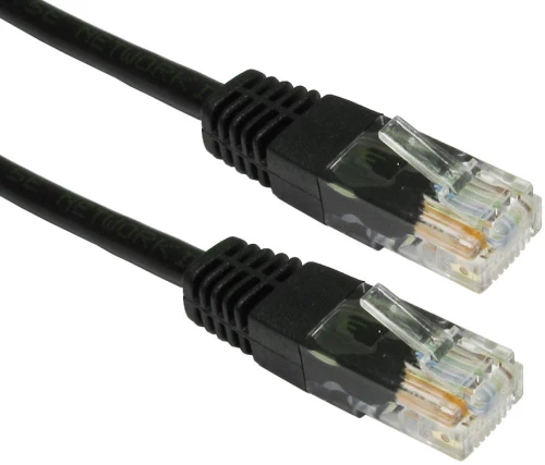 Powertech Cab-n004 Καλώδιο Δικτύου Utp Cat 5e 5m Black