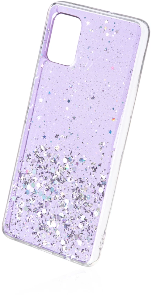 Naxius Case Glitter Purple Samsung A51 4g Naxius