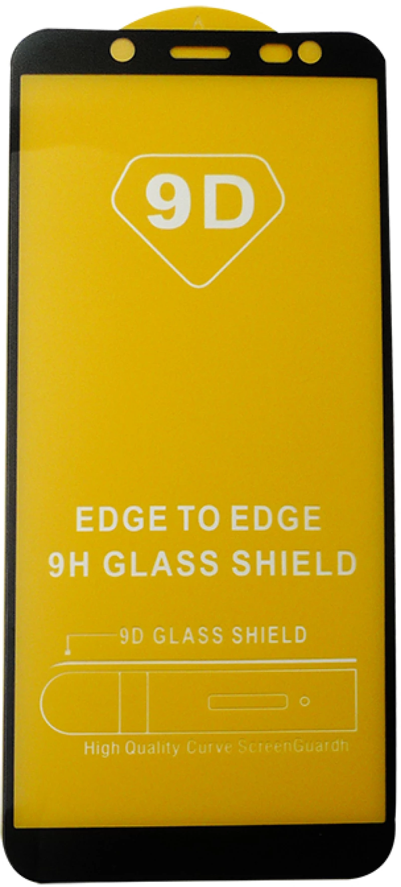 Naxius Tempered Glass 9h Samsung J6 2018 Full Screen 9d Black Naxius
