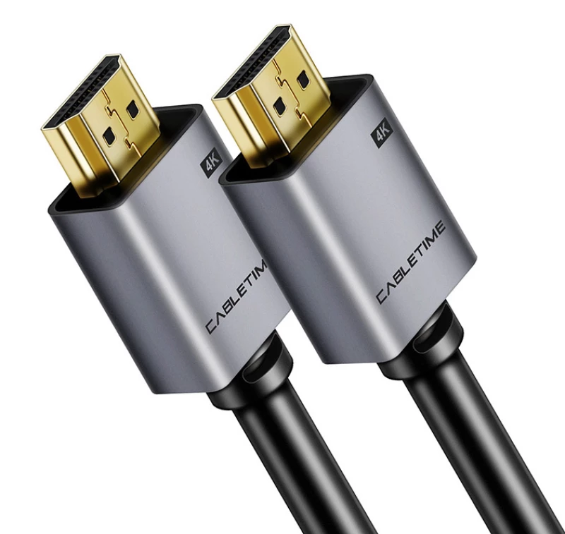 Cabletime Καλώδιο Hdmi 2.0 Av566, 4k/60hz, 3m, Μαύρο