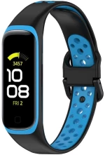 Tech Protect Smoothband Λουράκι Για Samsung Galaxy Fit 2 Sm-r220 Smartwatch - Μαυρο Μπλε