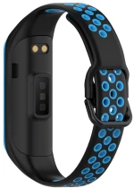 Tech Protect Smoothband Λουράκι Για Samsung Galaxy Fit 2 Sm-r220 Smartwatch - Μαυρο Μπλε
