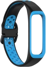 Tech Protect Smoothband Λουράκι Για Samsung Galaxy Fit 2 Sm-r220 Smartwatch - Μαυρο Μπλε