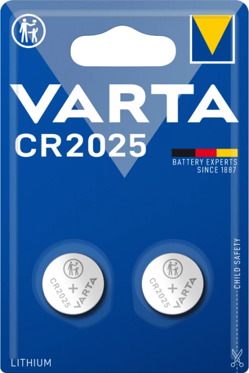 Varta Cr2025 Συσκ.2 Λιθιου
