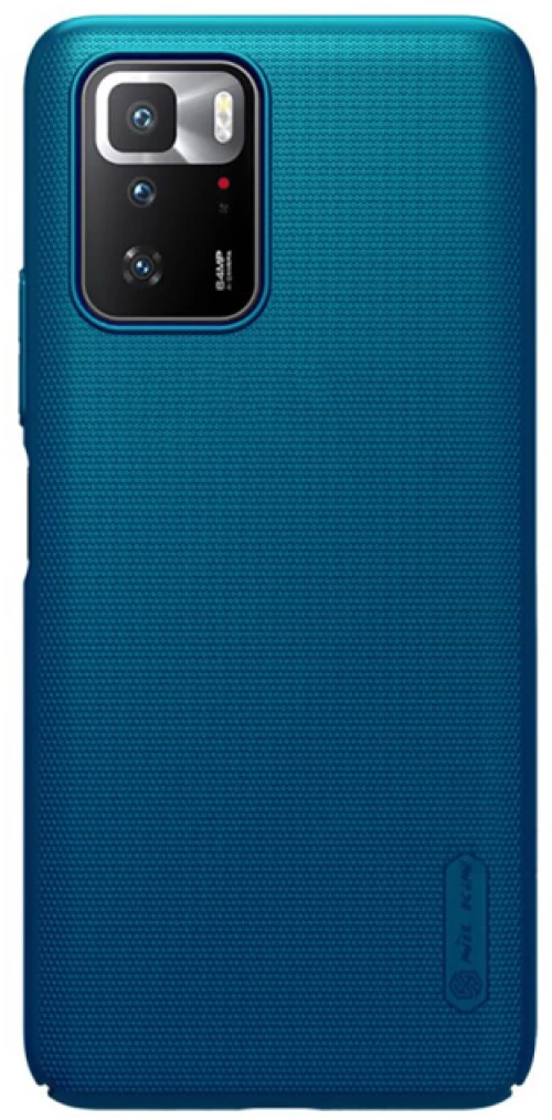 Nillkin Θήκη Super Frosted Shield Για Xiaomi Redmi Note 10 Pro 5g Μπλε