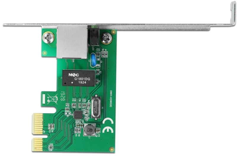 Delock Κάρτα Επέκτασης Pci Σε 1x Rj45 Gigabit Lan 90381, 1000mbps