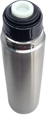 Bruno Θερμός Brn-0069 Με Καπάκι-κύπελλο Anti-slip 1000ml Ασημί