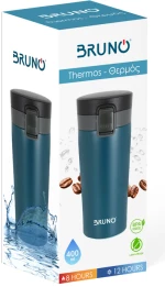 Bruno Θερμός Brn-0072 Με Κλείδωμα Anti-slip 400ml Μπλε