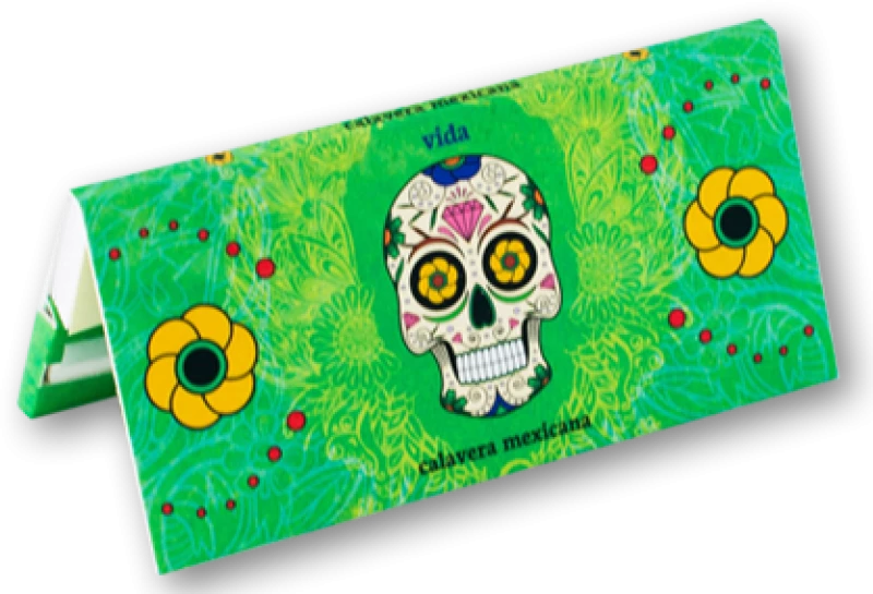Snail Χαρτάκια - Mexican Sugar Skull Πράσινο - Vida | Η Ζωή