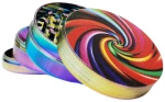 Grinder Τρίφτης Rainbow Kaleidoscope 50mm - 4 Parts